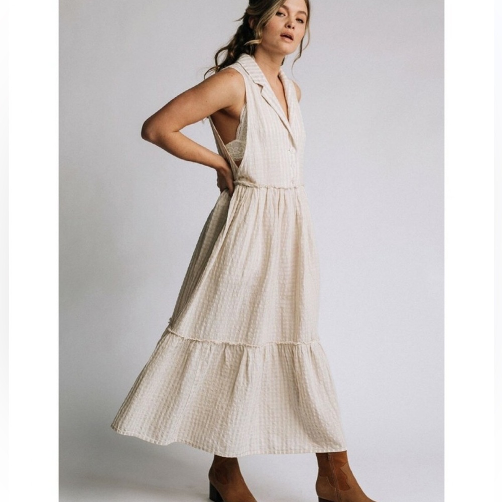 Free People Safron Flower midi dress